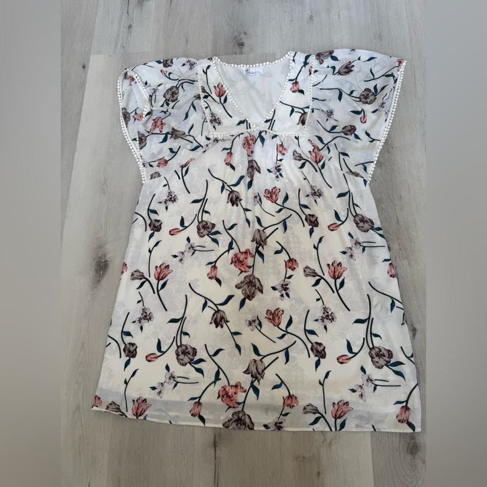 DR2 Pink and Cream Sundress Sleeveless Midi